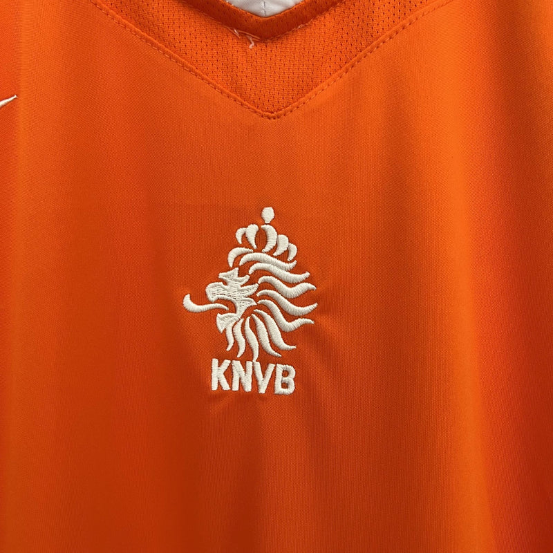 Camisa Retrô Holanda 2004 I Home - Laranja