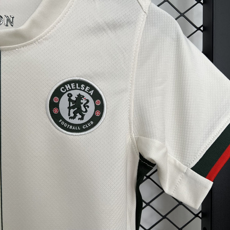 Conjunto Infantil - Chelsea 25/26 II Away - Branco