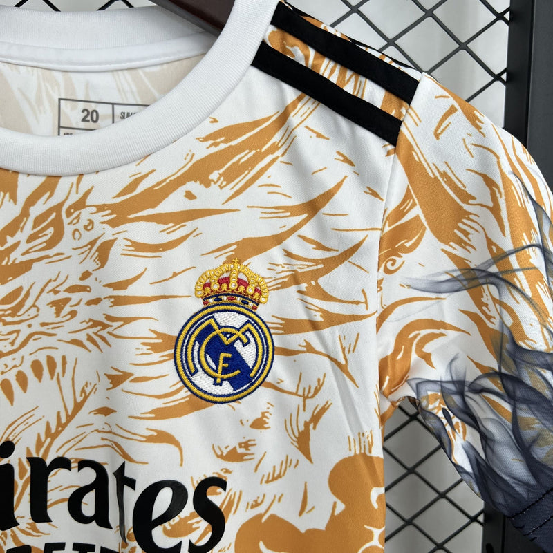 Conjunto Infantil - Real Madrid 25/26 Edição Especial Dragão
