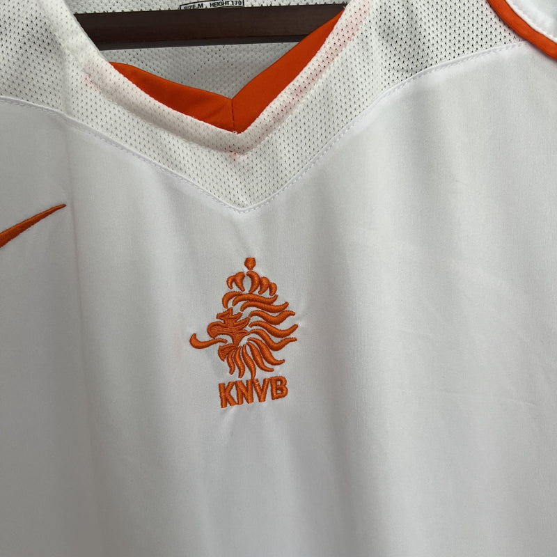 Camisa Retrô Holanda 2004 II Away - Branca