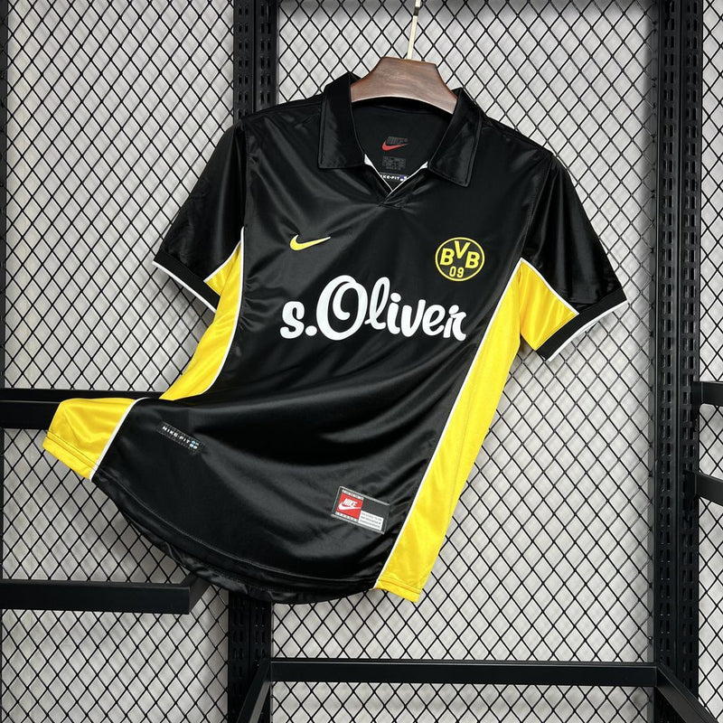 Camisa Retrô Borussia Dortmund 1998/2000 II Away - Preta