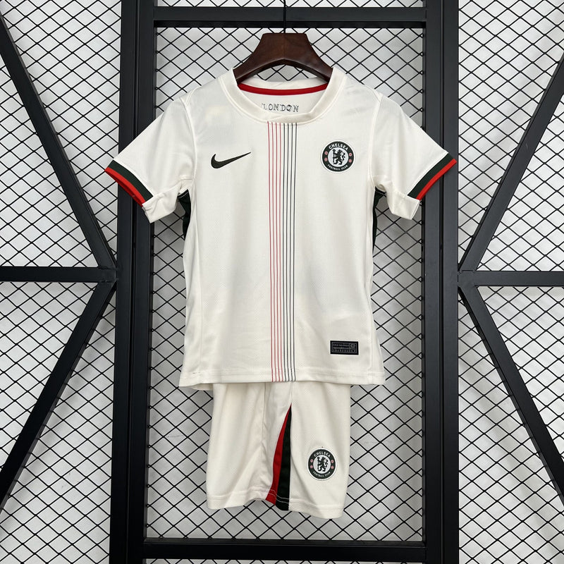 Conjunto Infantil - Chelsea 25/26 II Away - Branco