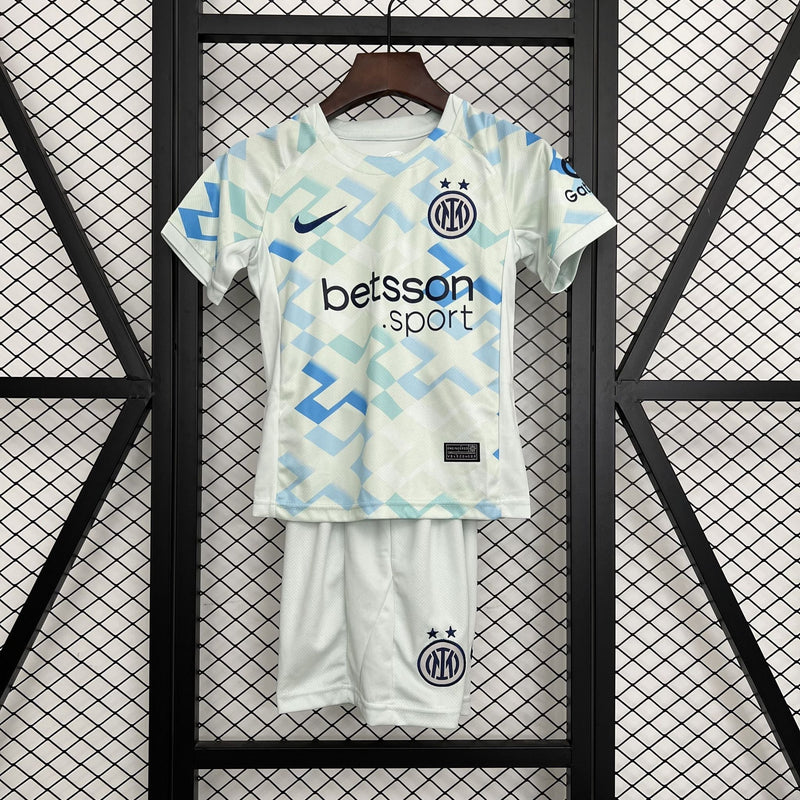Conjunto Infantil - Inter de Milão 25/26 II Away - Branco