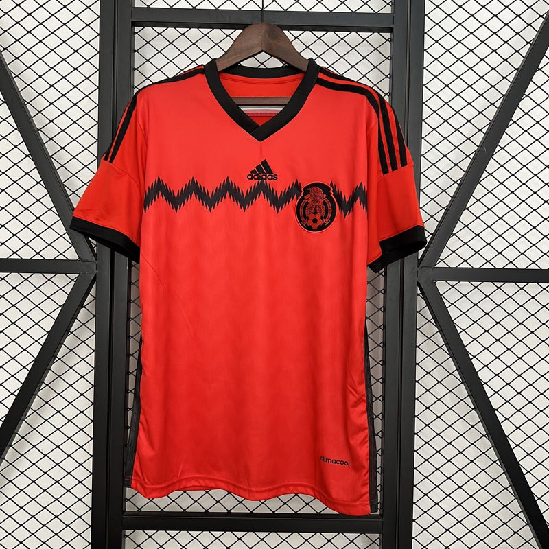 Camisa Retrô México 2014 II Away - Laranja