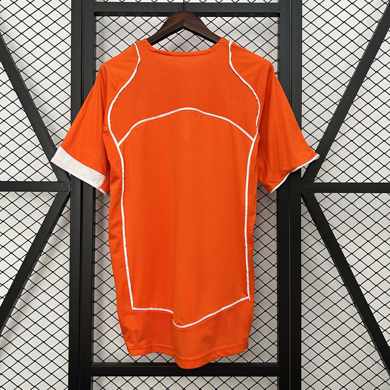 Camisa Retrô Holanda 2004 I Home - Laranja