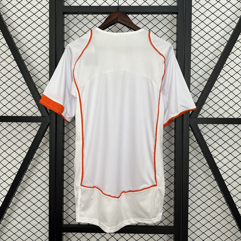 Camisa Retrô Holanda 2004 II Away - Branca