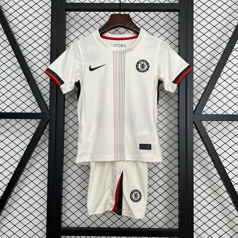 Conjunto Infantil - Chelsea 25/26 II Away - Branco