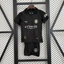 Conjunto Infantil - Manchester City 25/26 II Away - Preto