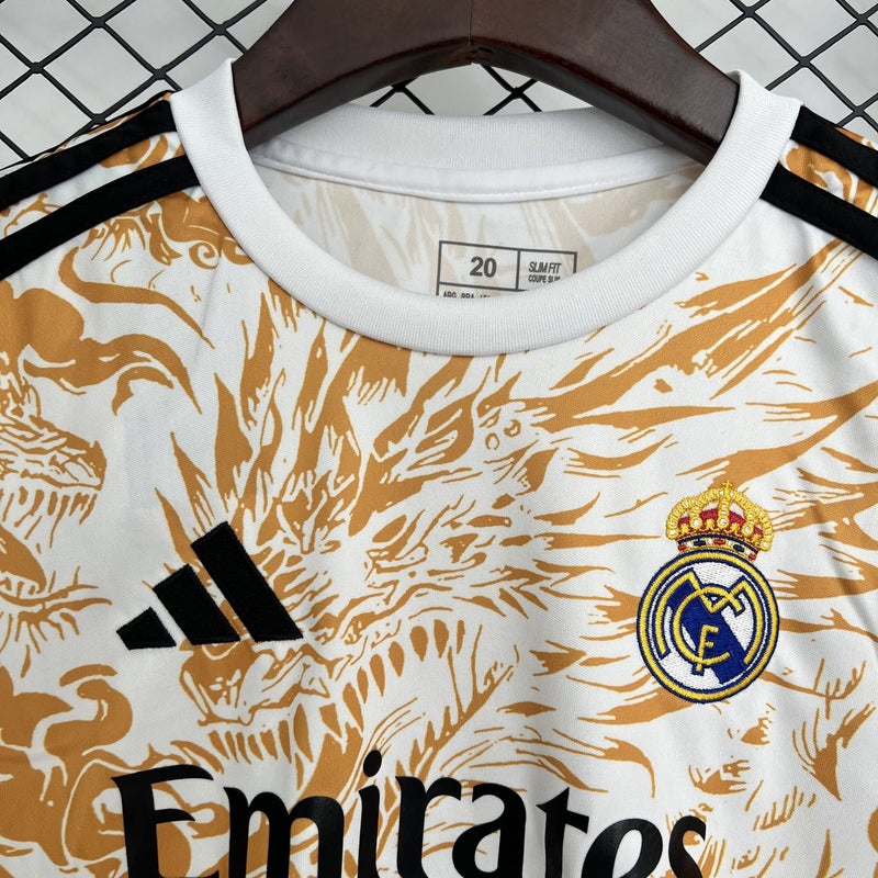 Conjunto Infantil - Real Madrid 25/26 Edição Especial Dragão