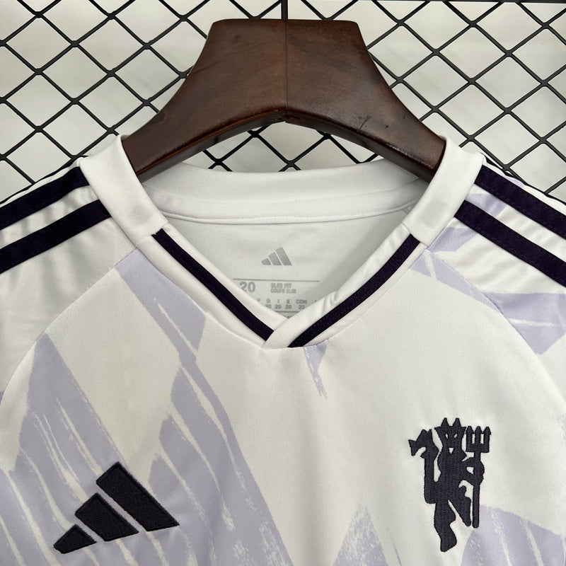 Conjunto Infantil - Manchester United 25/26 II Away - Branco