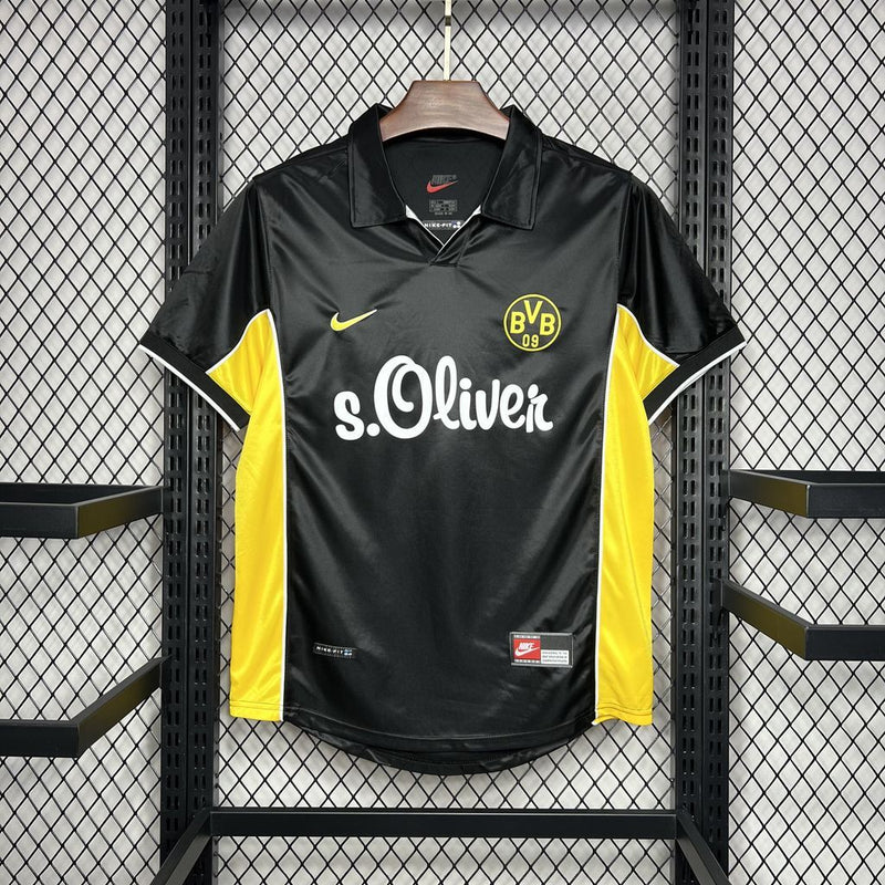 Camisa Retrô Borussia Dortmund 1998/2000 II Away - Preta