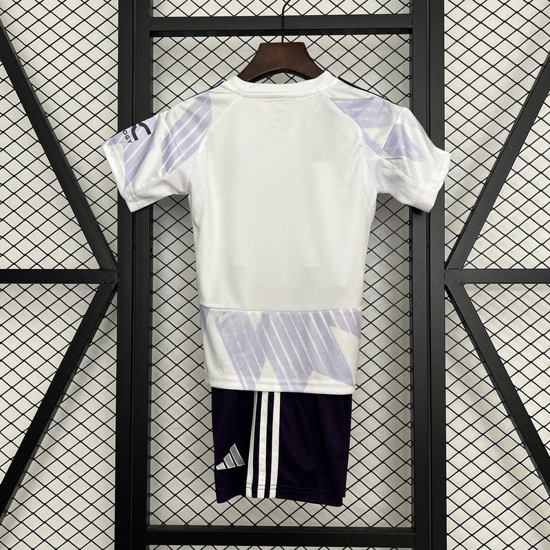 Conjunto Infantil - Manchester United 25/26 II Away - Branco