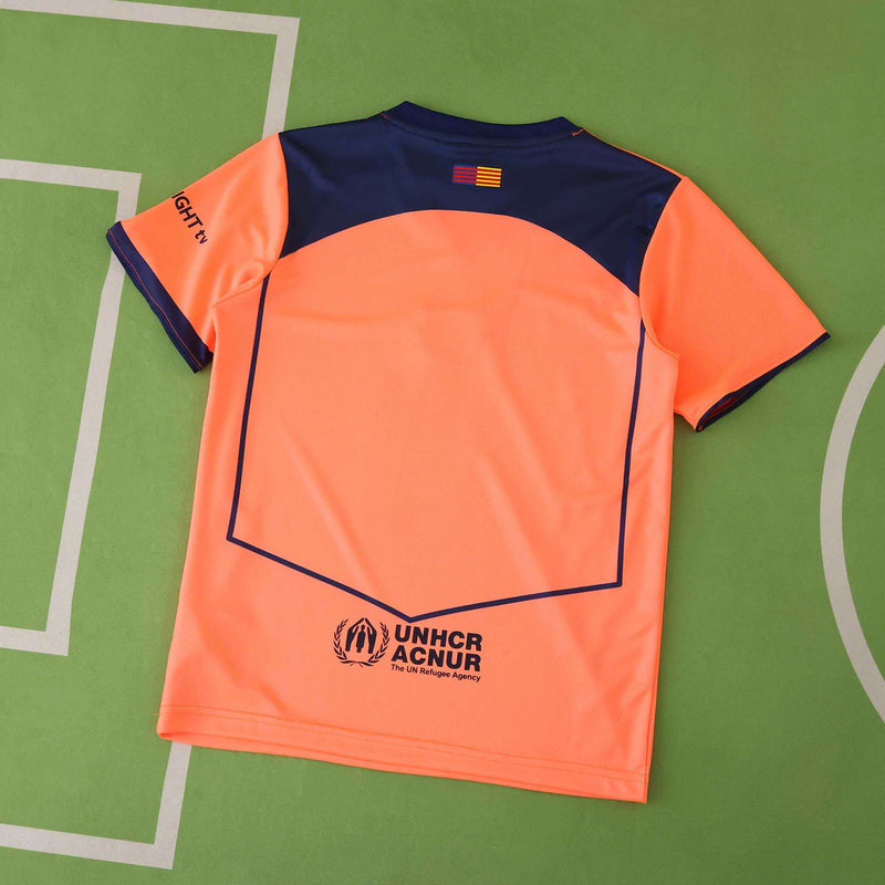 Conjunto Infantil - Barcelona 25/26 III Third - Laranja