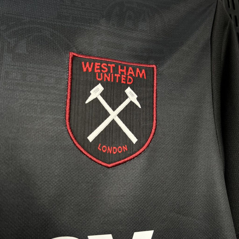 Camisa West Ham Away 24/25 - Preto