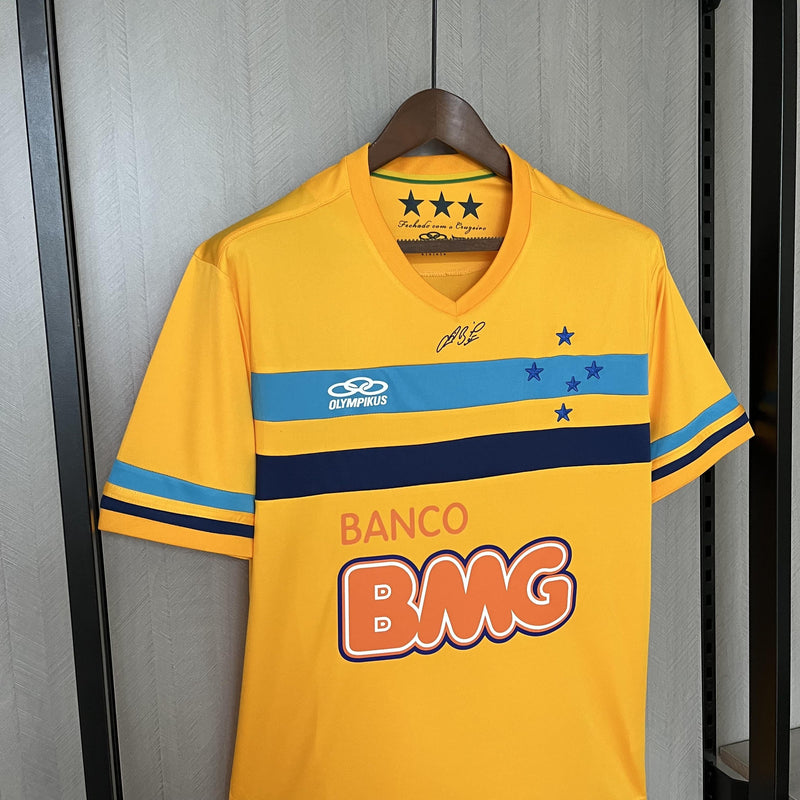 Camisa Retrô Cruzeiro 2014/2015 Goleiro Amarela - Olympikus