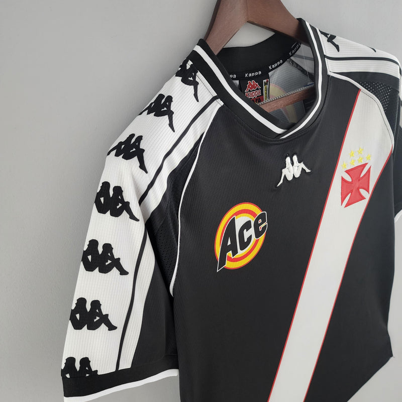 Camisa Retrô Vasco 1999/2000 Preta - Kappa