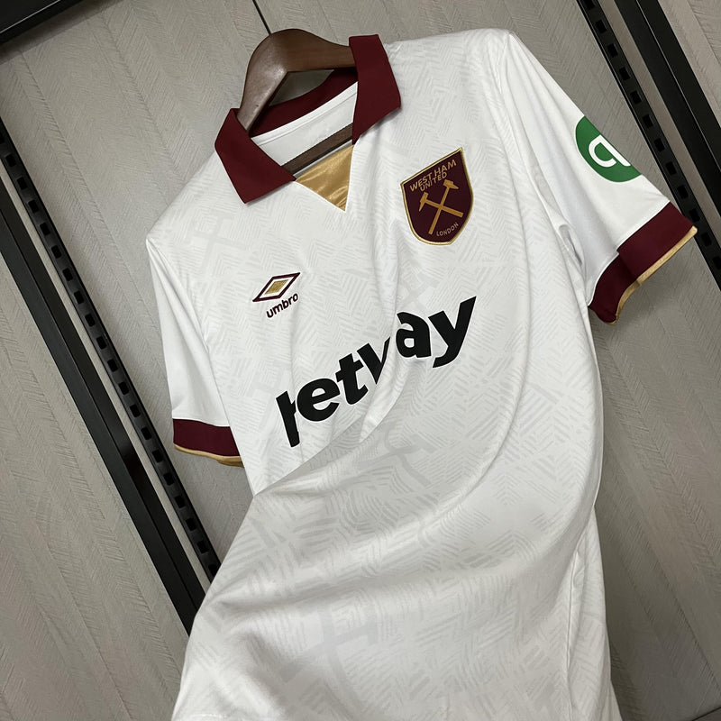 Camisa West Ham Third 24/25 - Branco