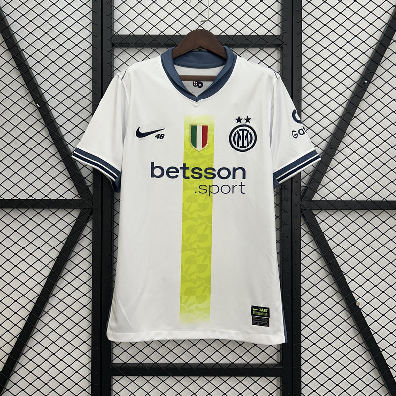 Camisa Inter de Milão 24/25 II Edição Valentino Rossi - Torcedor - Branca