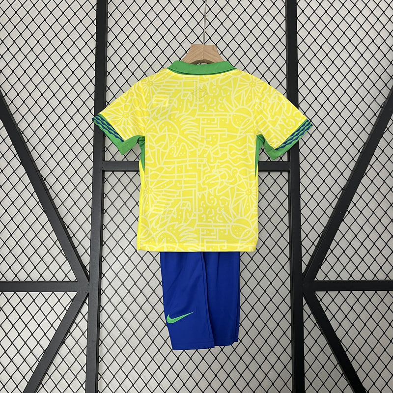 Conjunto Infantil - Seleção Brasileira 2024 I Home
