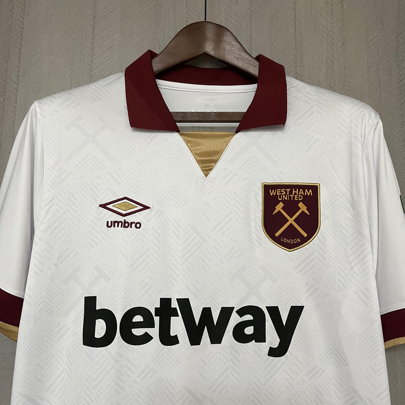 Camisa West Ham Third 24/25 - Branco