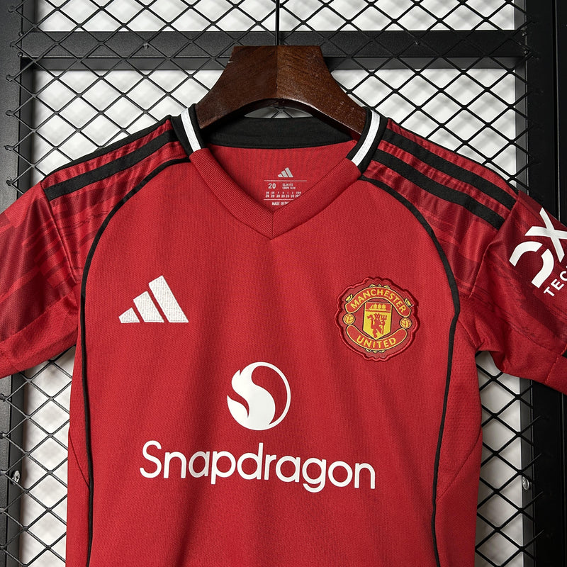 Conjunto Infantil - Manchester United 25/26 I Home