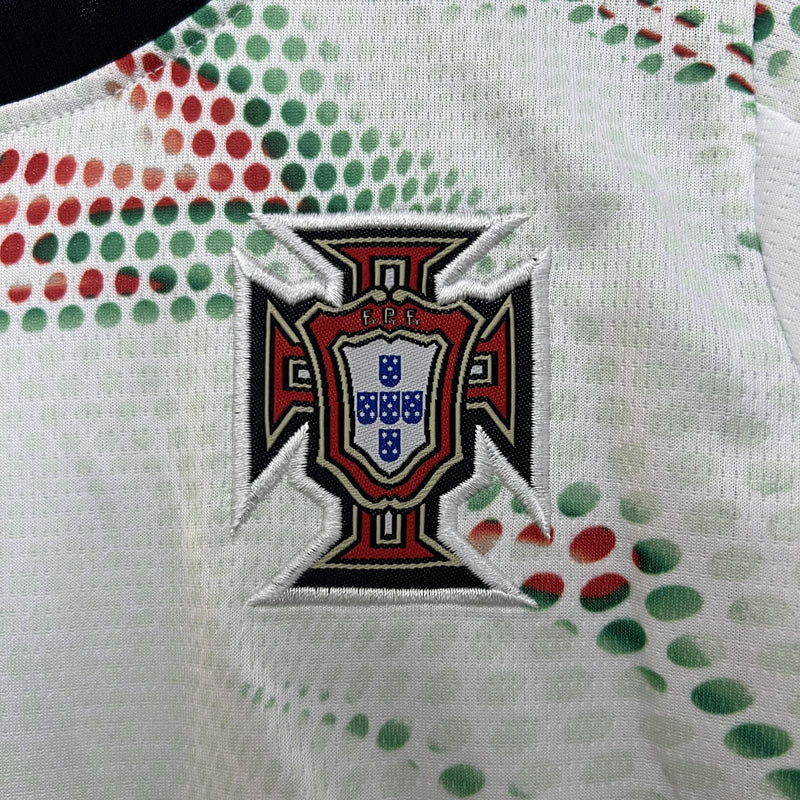 Conjunto Infantil - Portugal 2025 Away - Manga Longa