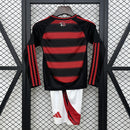 Conjunto Infantil - Flamengo 25/26 Manga Longa I Home