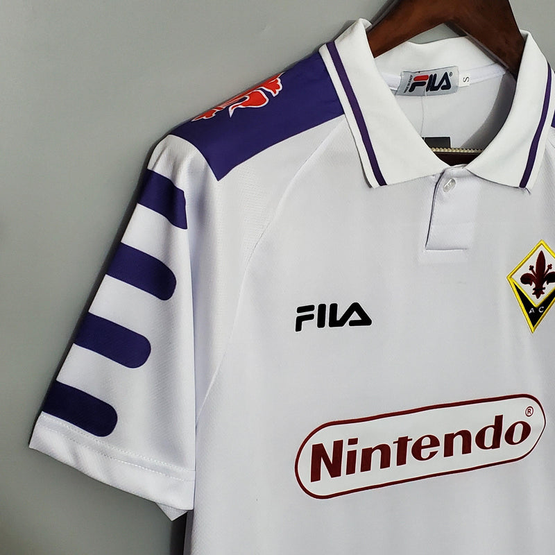 Camisa Retrô Fiorentina 1998 II Away - Branca -