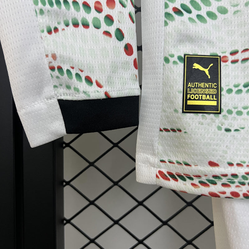 Conjunto Infantil - Portugal 2025 Away - Manga Longa