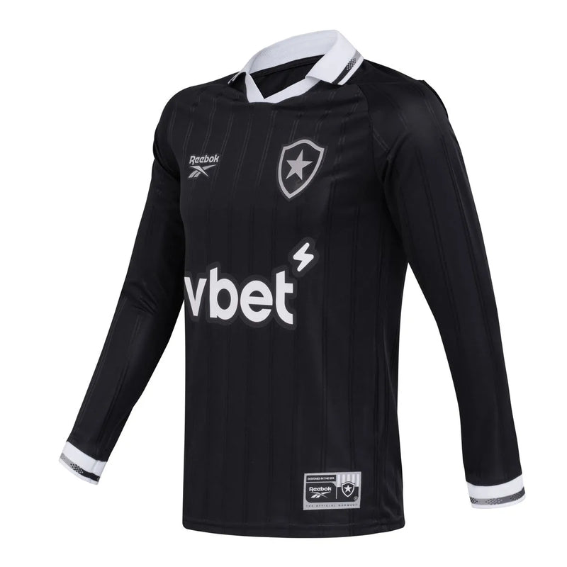Camisa Botafogo Away - Manga Longa25/26 - Preta