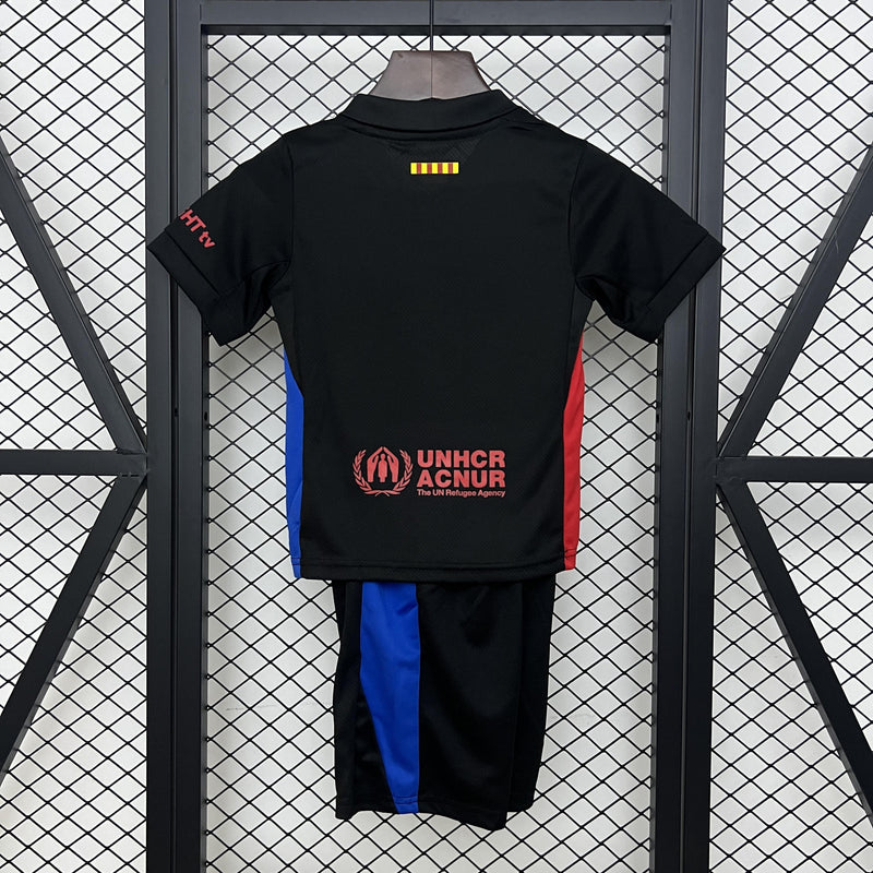 Conjunto Infantil - Barcelona 24/25 II Away Cactus Jack