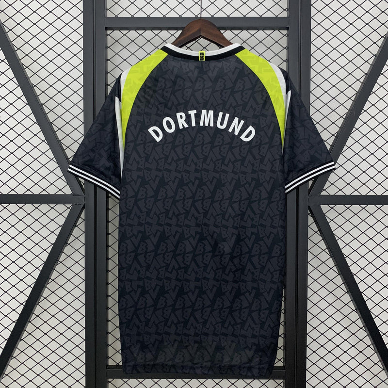 Camisa Retrô Borussia Dortmund 1995/1996 II Away - Preta