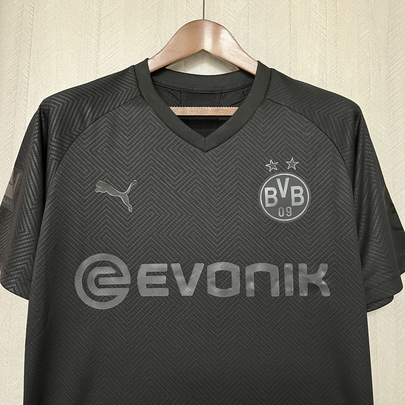 Camisa Retrô Borussia Dortmund 2019/20 All Black - Torcedor