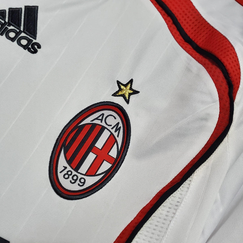 Camisa Retrô Milan Final Champions 2006/2007 II Away - Branca