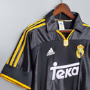 Camisa Retrô Real Madrid 1998/1999 II Away - Preta