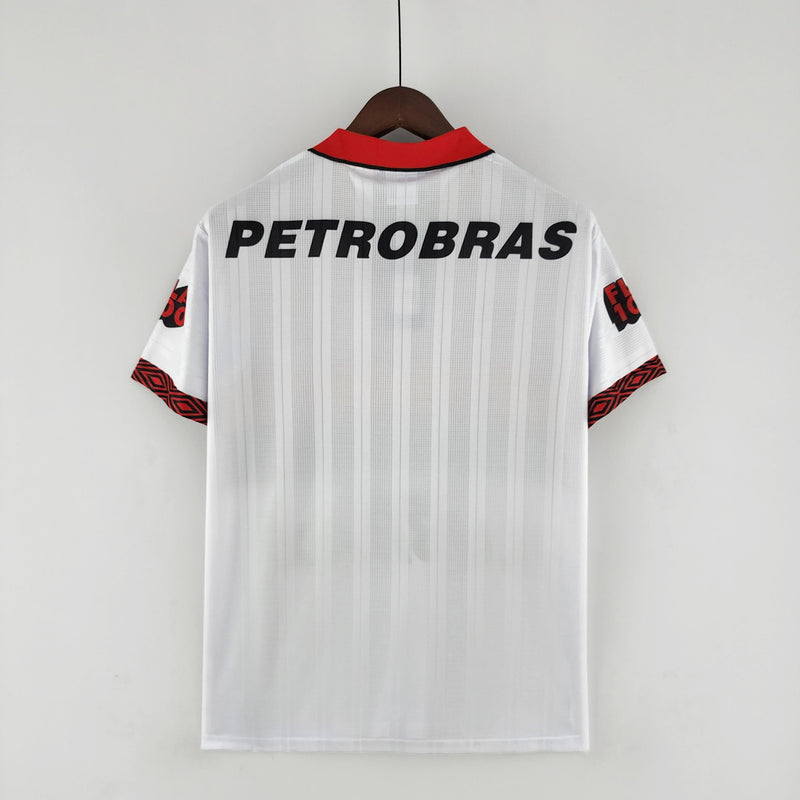 Camisa Retrô Flamengo 1995 II Away - Branca - Umbro