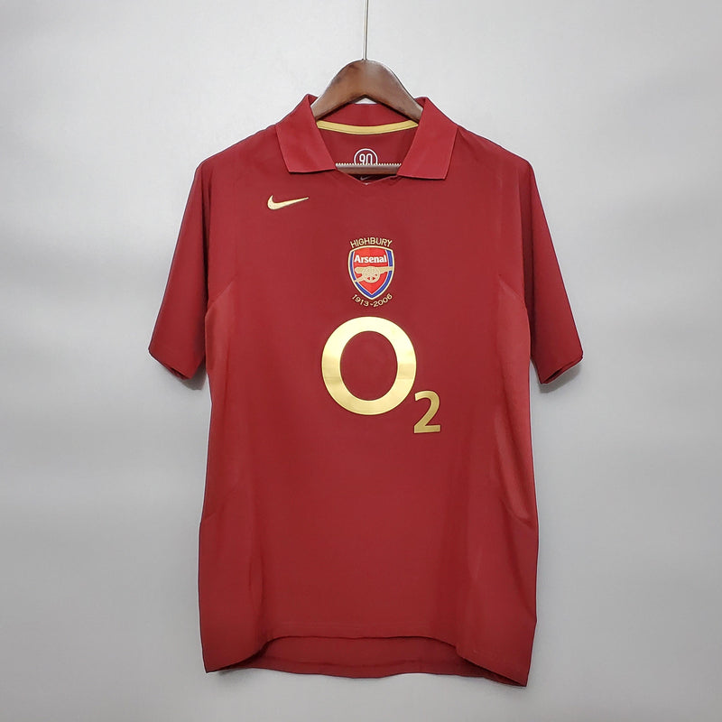 Camisa Retrô Arsenal 2005/2006 I Home