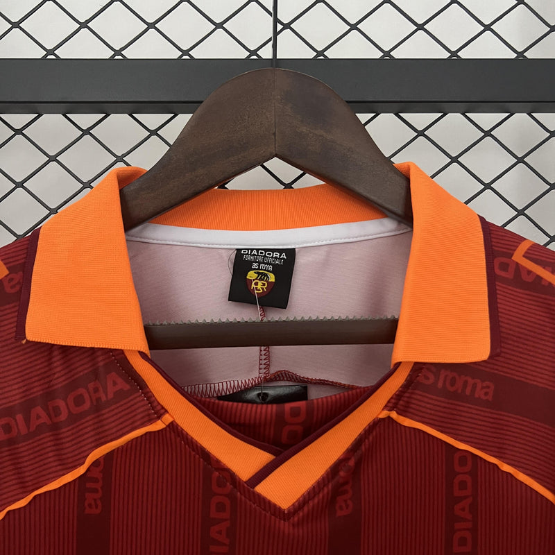 Camisa Retrô Roma 1999/2000 I Home - Diadora