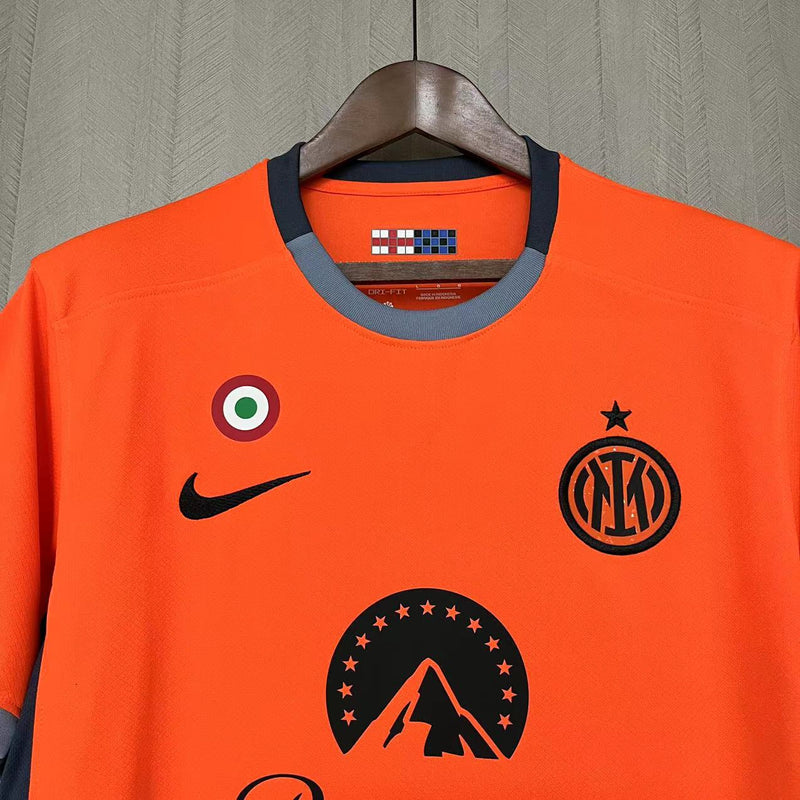 Camisa Inter de Milão 23/24 III Third - Torcedor - Laranja
