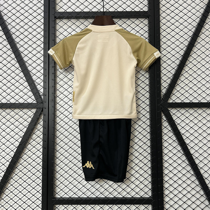 Conjunto Infantil - Vasco da Gama 24/25 III Consciência Negra Bege