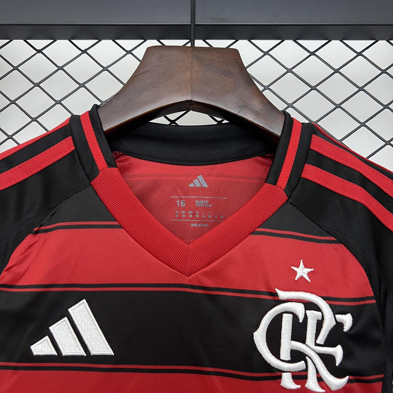 Conjunto Infantil - Flamengo 25/26 Manga Longa I Home
