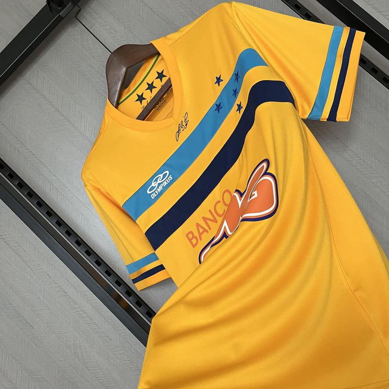 Camisa Retrô Cruzeiro 2014/2015 Goleiro Amarela - Olympikus
