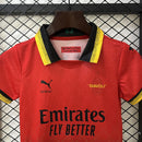 Conjunto Infantil - Milan x Off-White 25/26 Vermelha