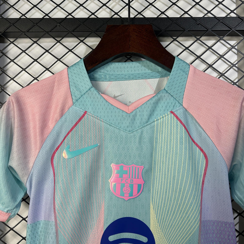 Conjunto Infantil - Barcelona 25/26 Edição Especial Azul