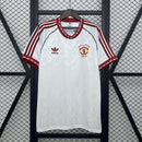 Camisa Retrô Manchester United 1991 Away - Branca