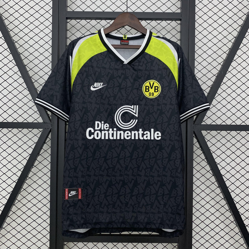 Camisa Retrô Borussia Dortmund 1995/1996 II Away - Preta