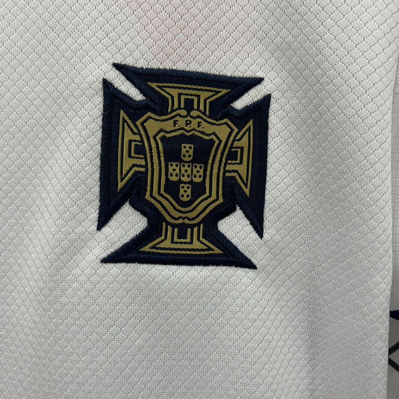 Conjunto Infantil - Portugal 2025 Treino Uniforme Branco