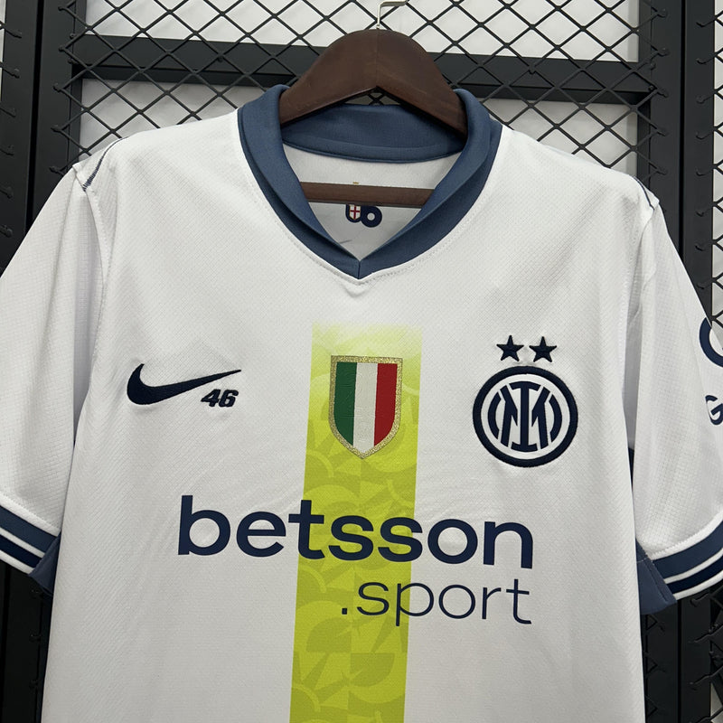 Camisa Inter de Milão 24/25 II Edição Valentino Rossi - Torcedor - Branca