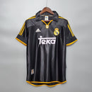 Camisa Retrô Real Madrid 1998/1999 II Away - Preta