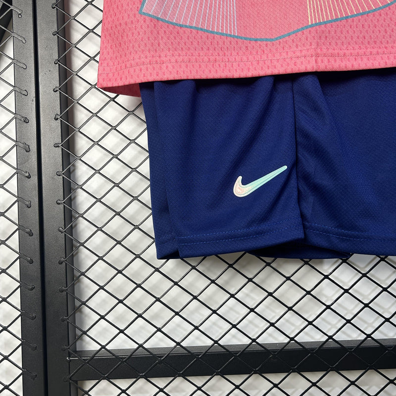 Conjunto Infantil - Barcelona 25/26 Edição Especial Rosa